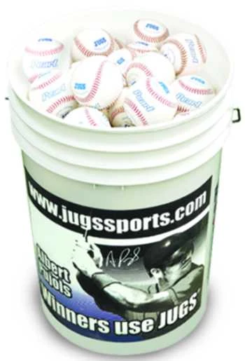 JUGS B5210 Bucket Of Pearl Leather Baseballs 3 JUGS B5210 Bucket Of Pearl Leather Baseballs