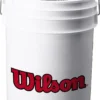 Wilson Ball Bucket WTA3948 HQ4Sports Logo Ball Bucket -Base Ball Pro World wilson ball bucket wta3948 hq4sports logo ball bucket 30
