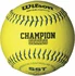 Wilson Champion Series WTA9133BUSSFPYB 12 Inch USSSA Synthetic Leather Fastpitch Softball -Base Ball Pro World wilson champion series wta9133bussfpyb 12 inch usssa synthetic leather fastpitch softball 11