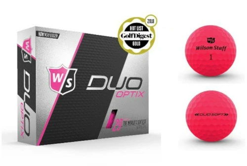 Wilson Staff Duo Soft Optix 6 Dozen Proton Pink Golf Balls - Free Shipping! 2 Wilson Staff Duo Soft Optix 6 Dozen Proton Pink Golf Balls - Free Shipping!